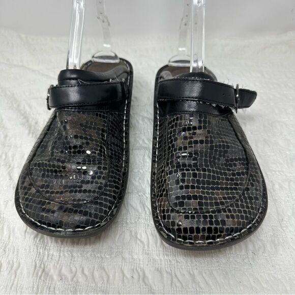 Algeria Seville Black Stone Mules- Size 9 - Picture 4 of 14